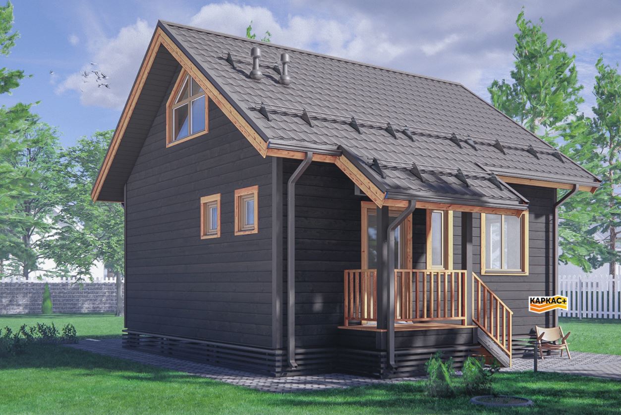 Проект каркасного дома КП-92
