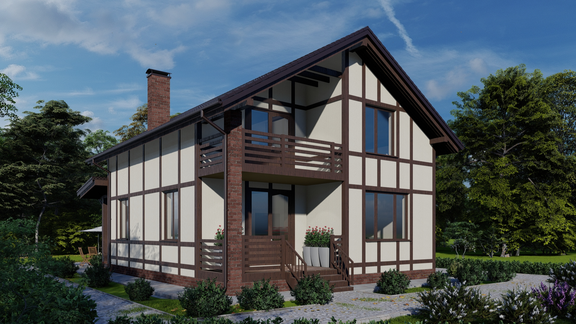 Дом по проекту «ЗС 28-15» - Золотое Сечение