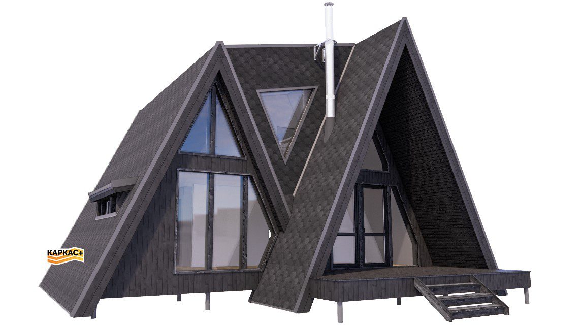 Проект каркасного дома КП-А01