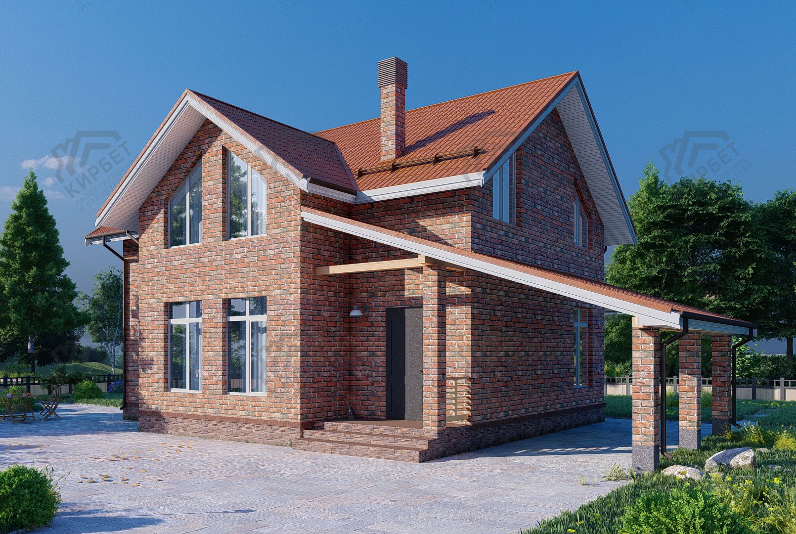 Проект дома из керамоблоков 16х9 ТКБ-162: цена 6710000 руб.