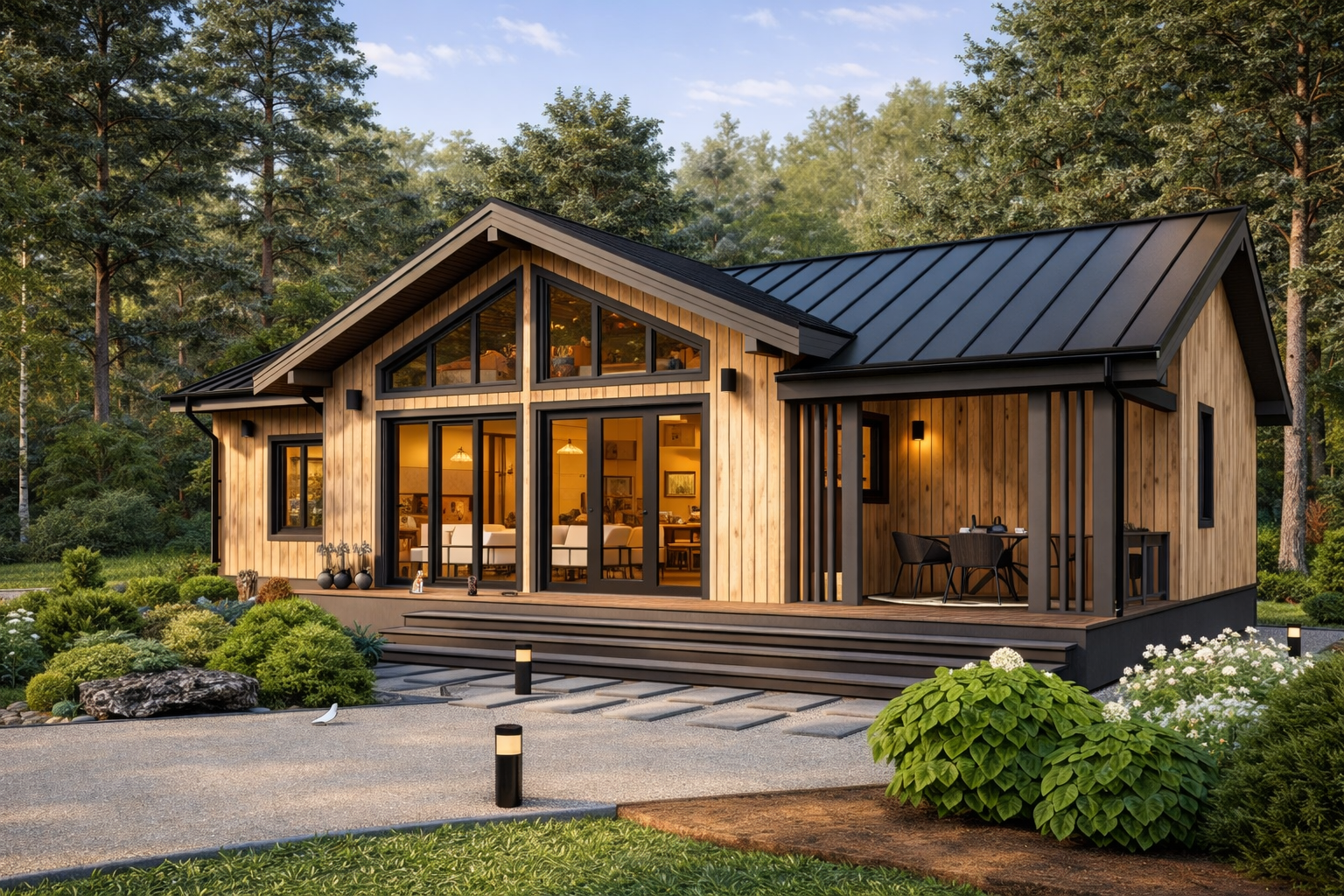 Одноэтажный дом «Вереск» | ЭкоТех