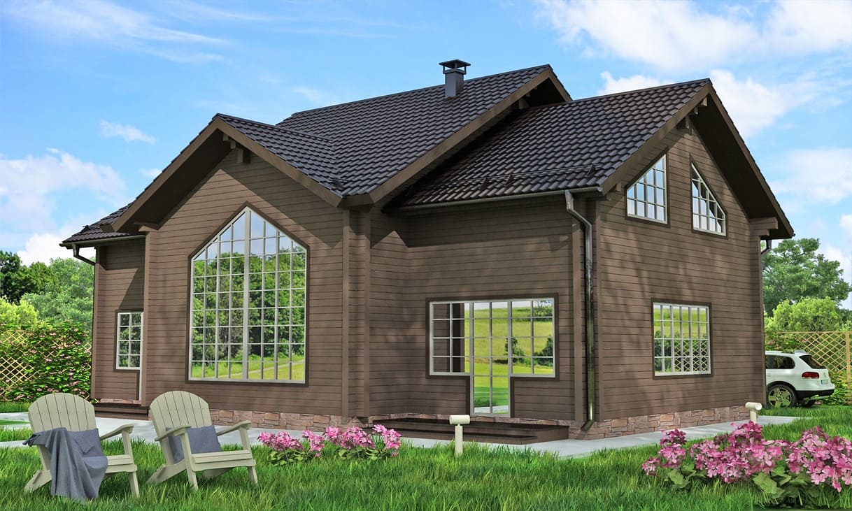 Двухэтажный дом 7 спален №352