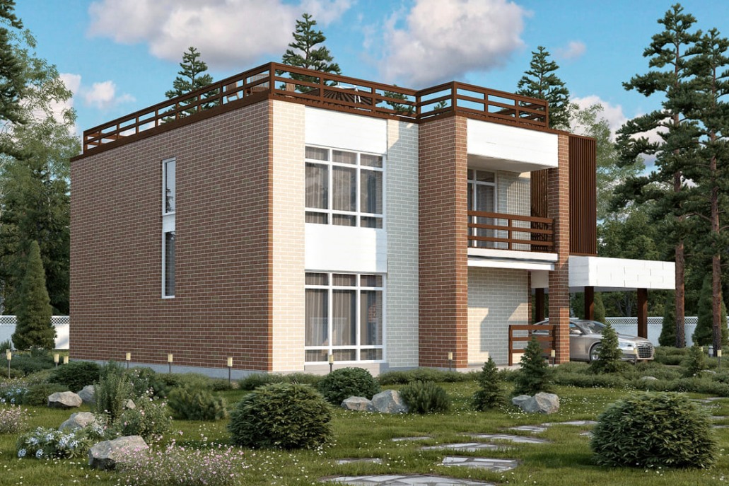 Дома из керамических блоков Тетрис 2 XXXL под ключ