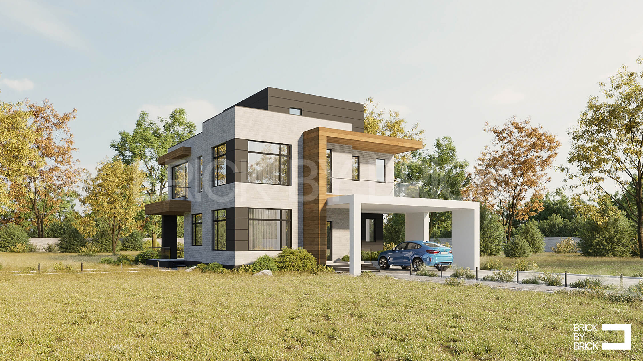 Дом Покровское 1 из газобетона: заказать в Москве по низкой цене