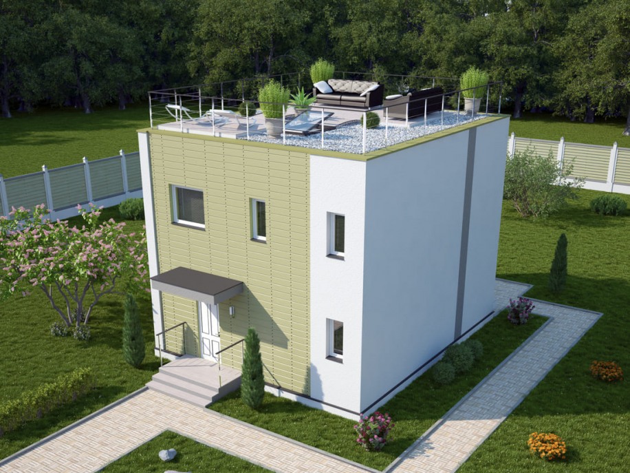 Дома из керамических блоков Тетрис S под ключ