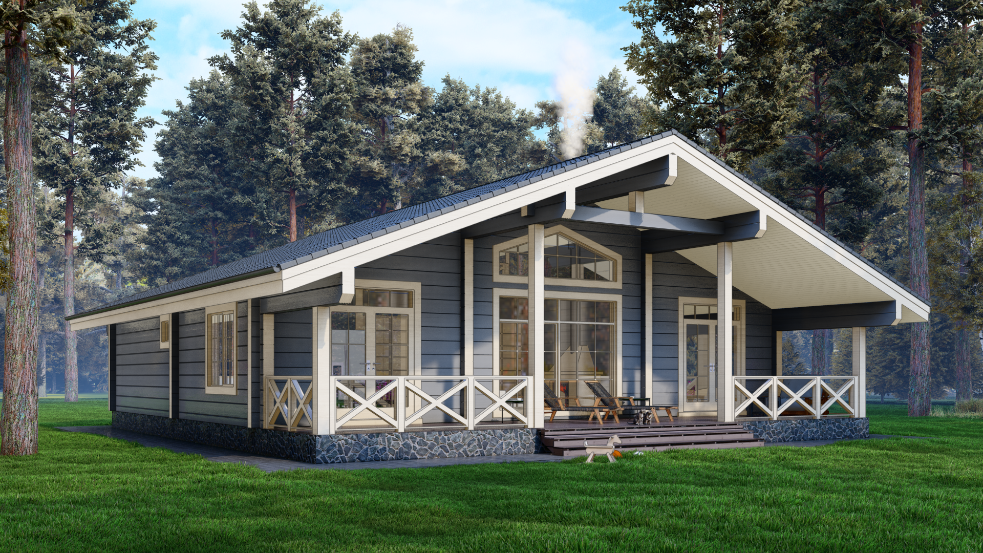 Деревянный дом «Наро-Фоминск» | ЭкоТех