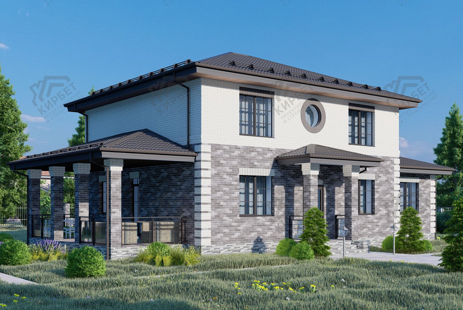 Проект дома из керамоблоков 18х11 ТКБ-215: цена 9606000 руб.