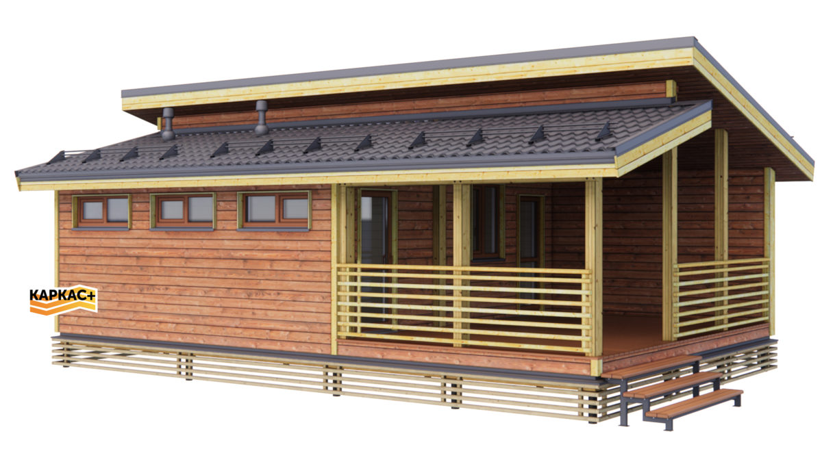 Проект каркасного дома КП-241