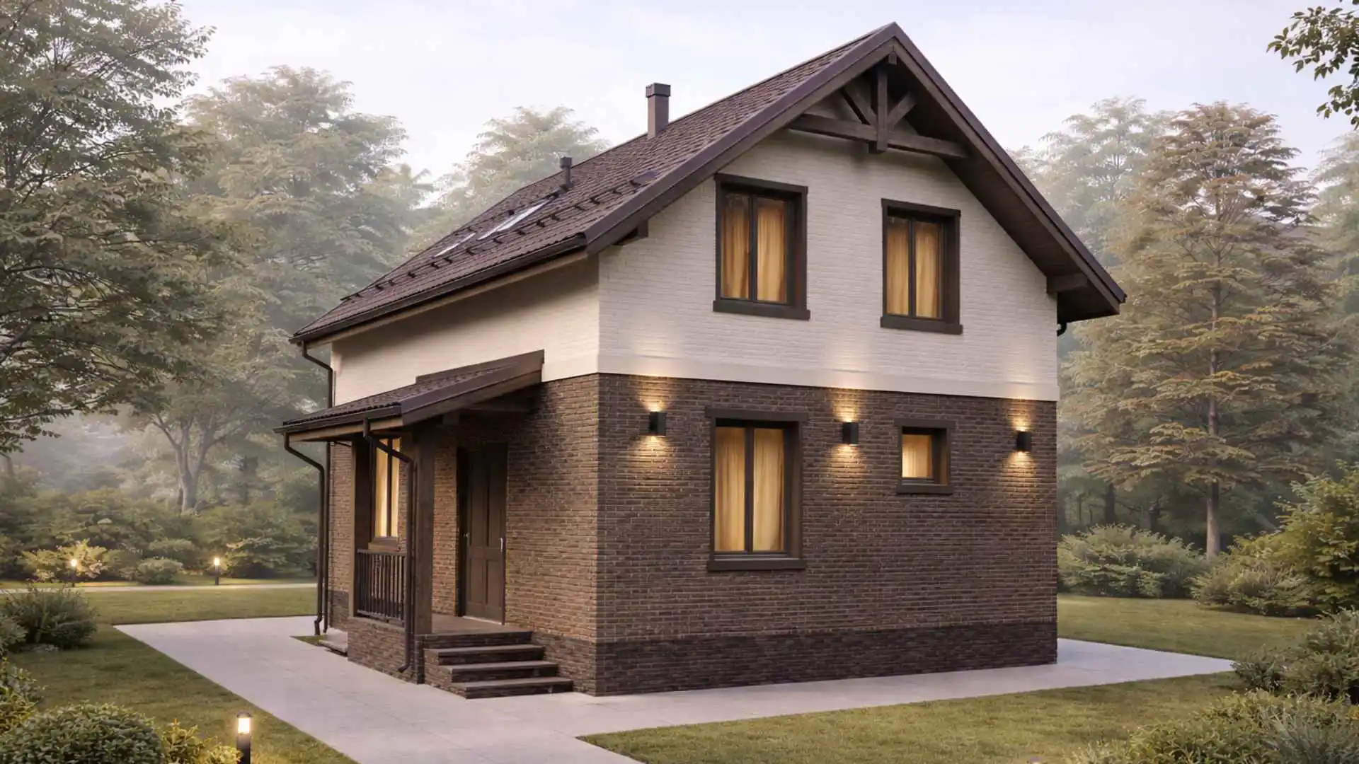 Дом по проекту «ЗС 903-21» - Золотое Сечение