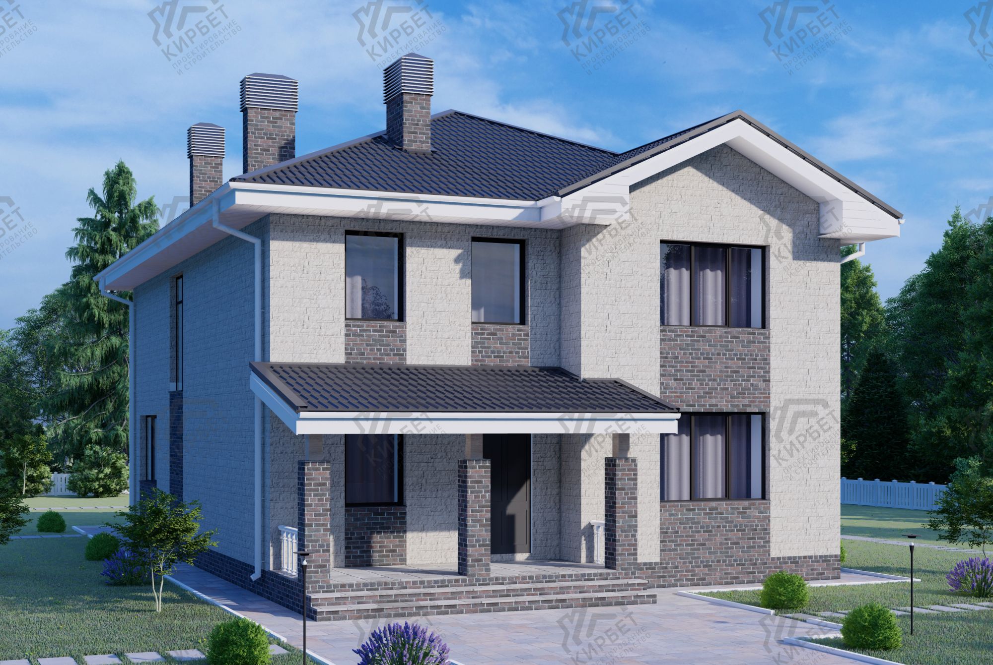 Проект дома из газоблоков 12х18 ГББ-265: цена 10580000 руб.