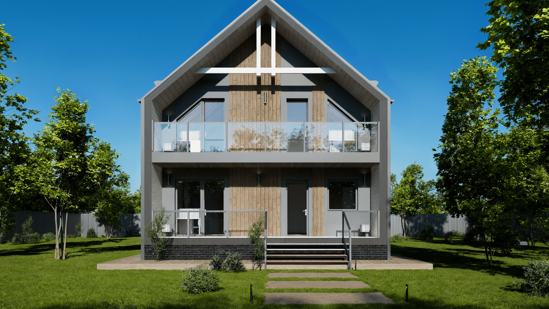 Дом по проекту «ЗС 523-23» - Золотое Сечение