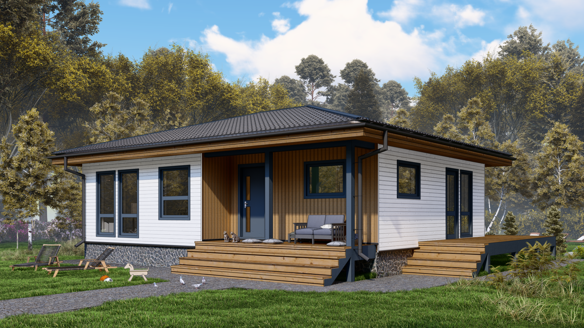 Проект дома «Мята» | ЭкоТех