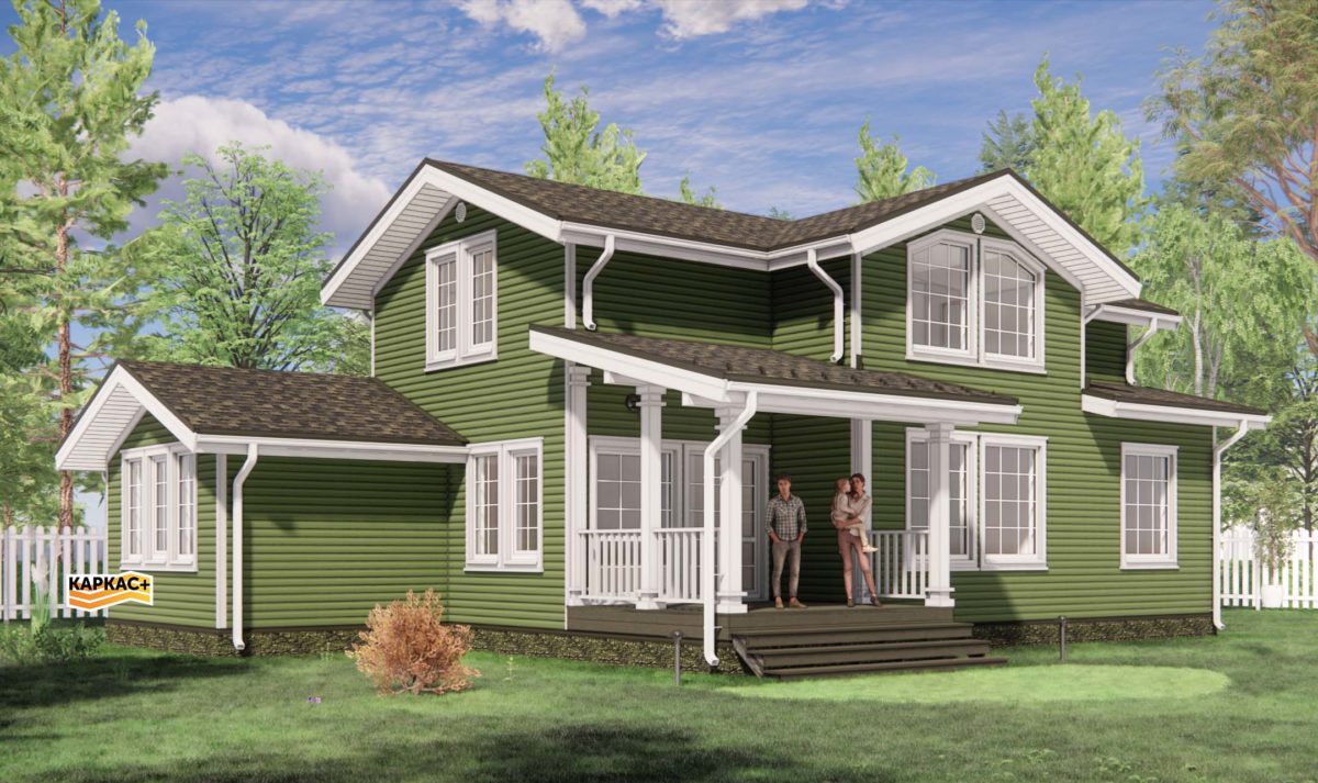 Проект каркасного дома КП-184