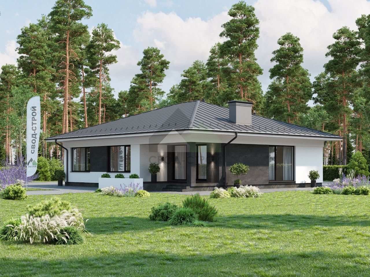 Дом из керамических блоков С-179 КЕ «Бьерн»