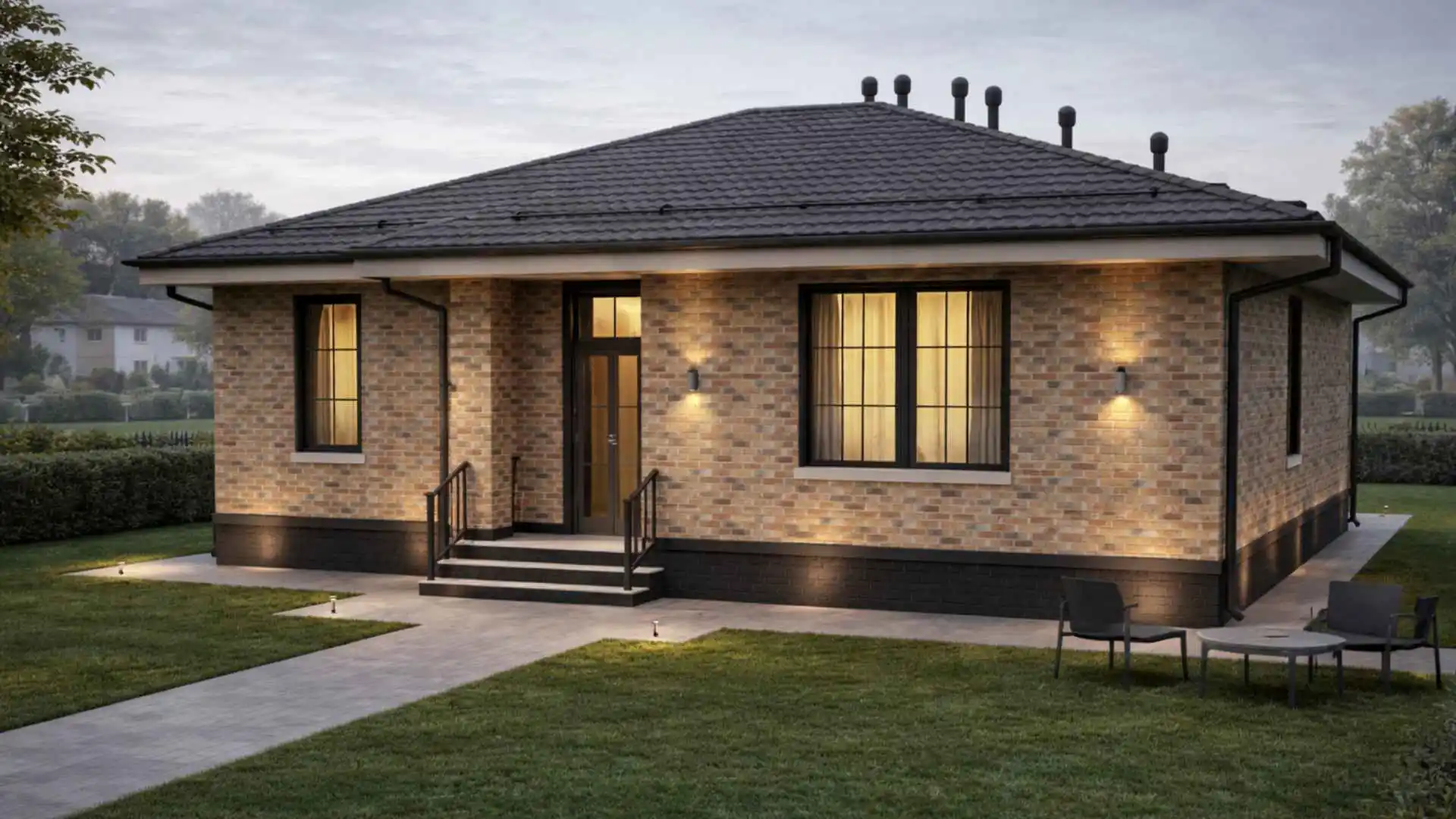 Дом по проекту «ЗС 18-23» - Золотое Сечение