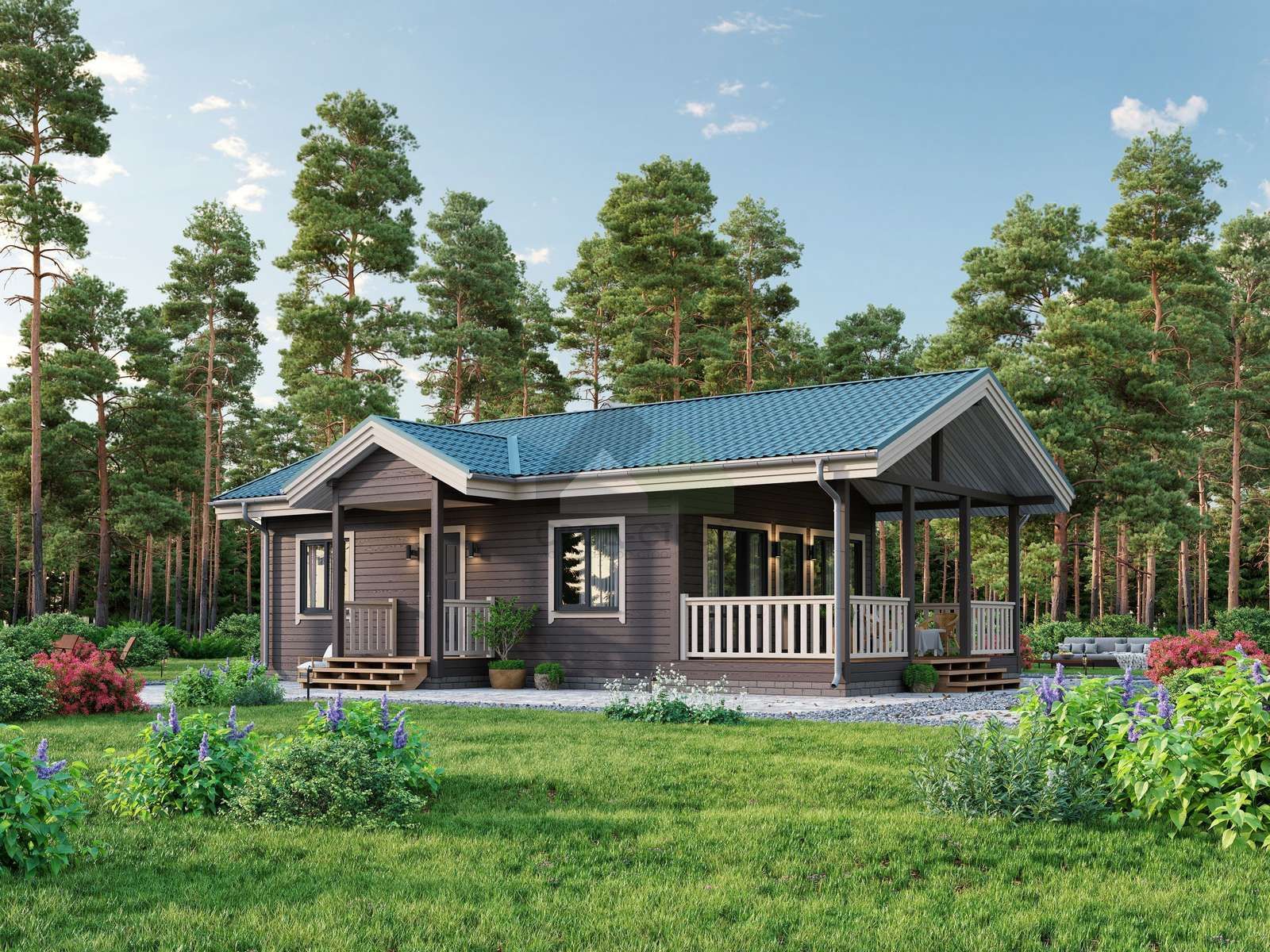 Каркасный дом С-104 КР «Нова»