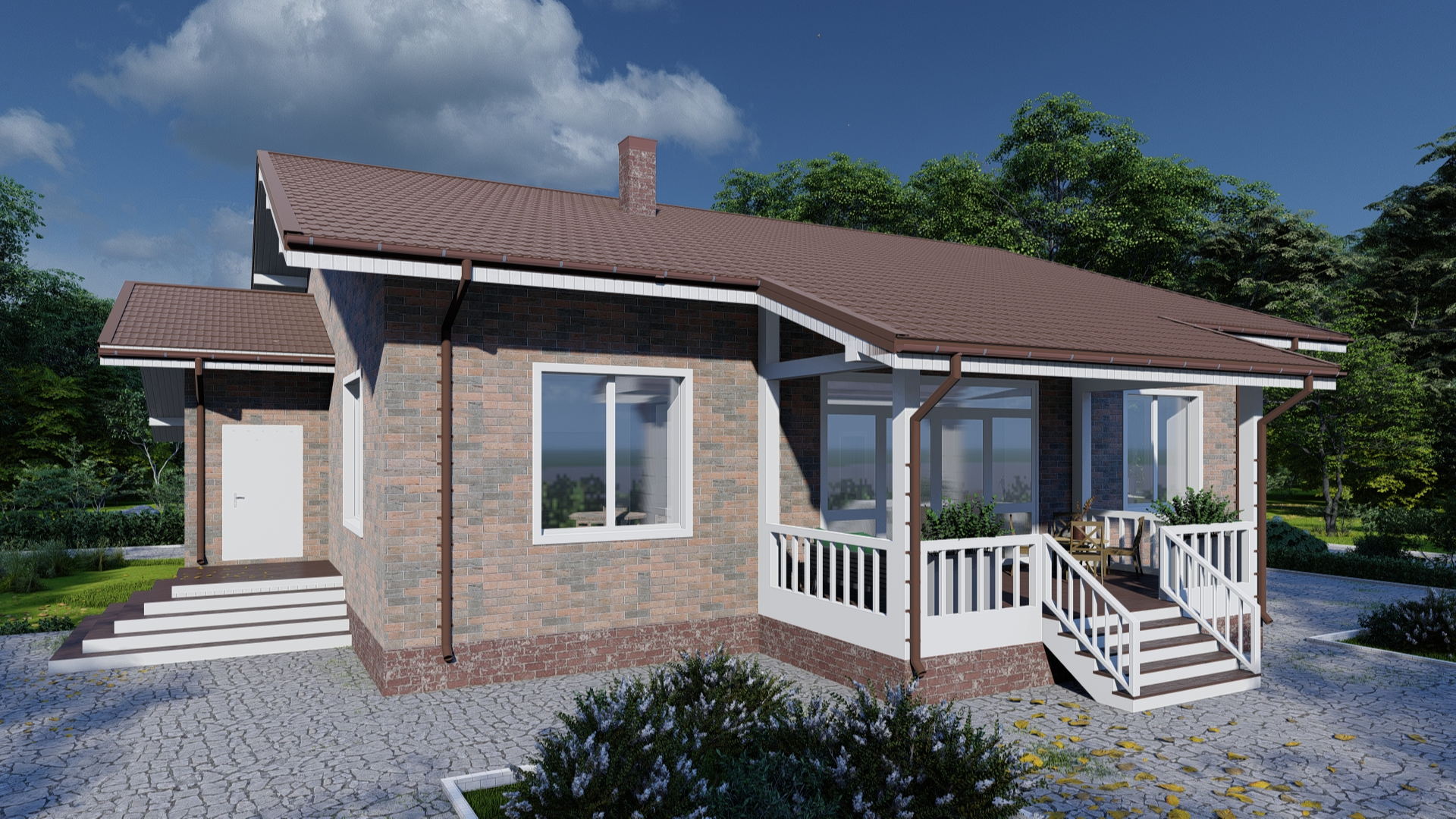 Дом по проекту «ЗС 42-16» - Золотое Сечение