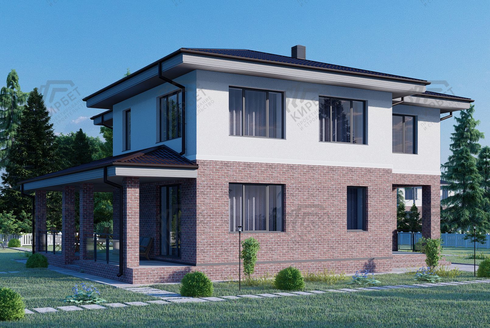 Проект дома из газоблоков 14х13 ГББ-220: цена 9626000 руб.