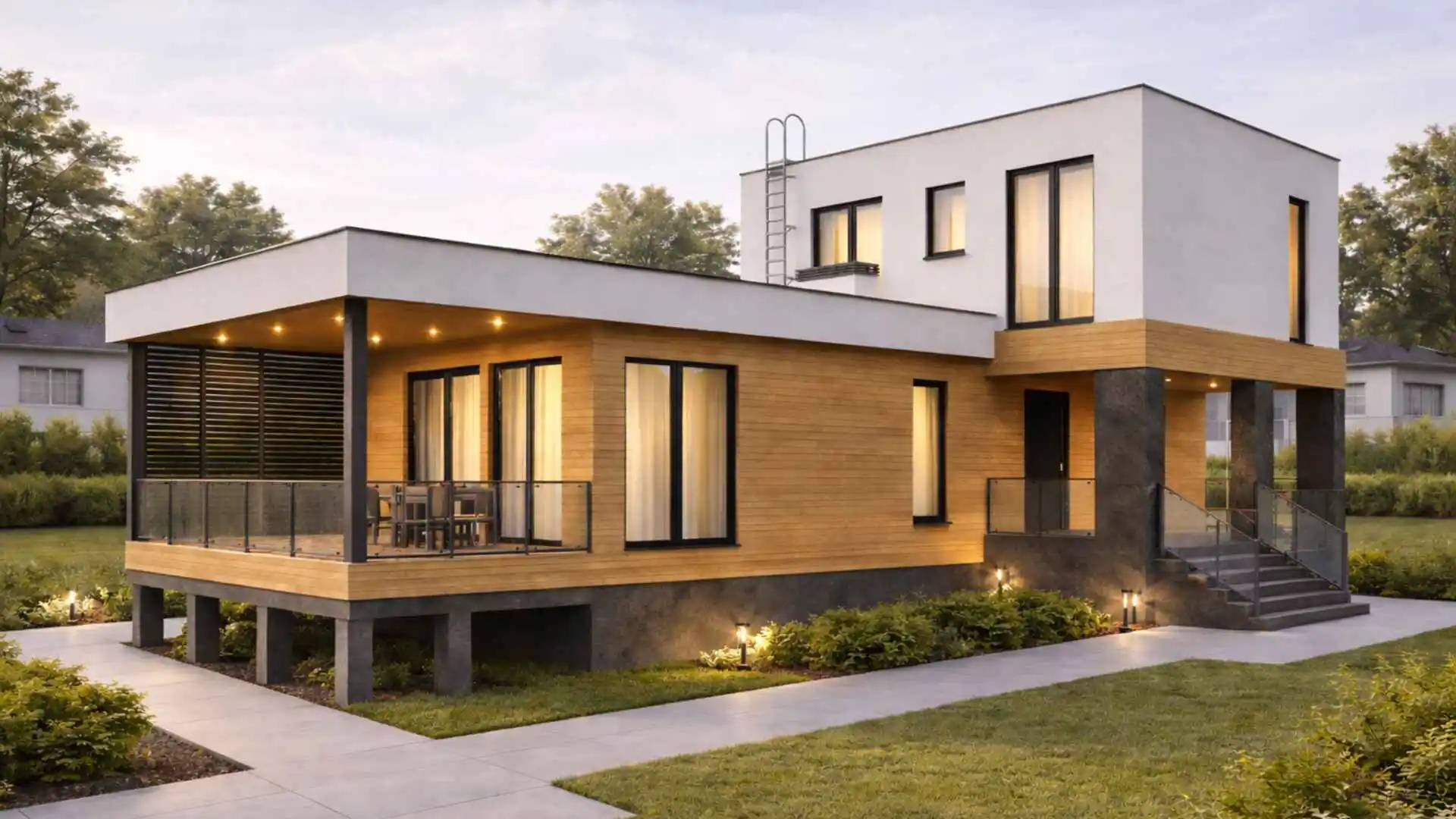 Дом по проекту «ЗС 251-26» - Золотое Сечение