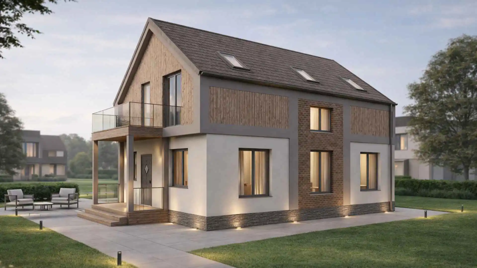 Дом по проекту «ЗС 785-20» - Золотое Сечение