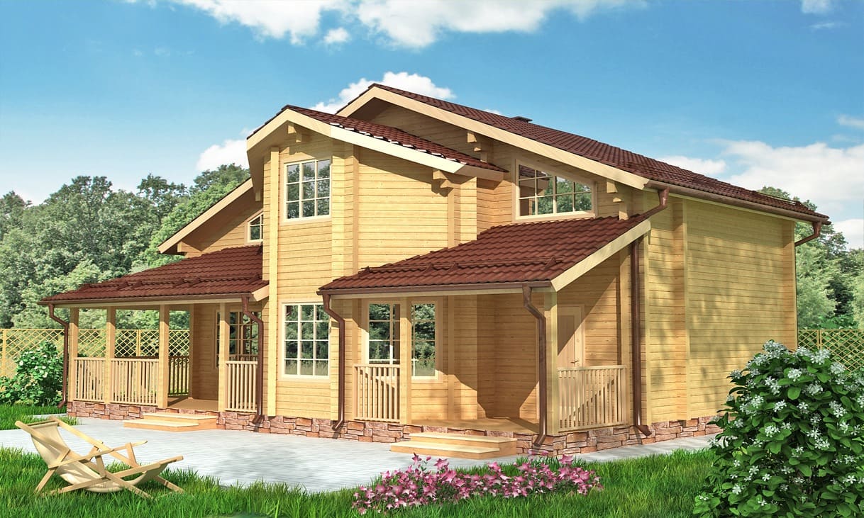 Проект 5 спален с террасой №358