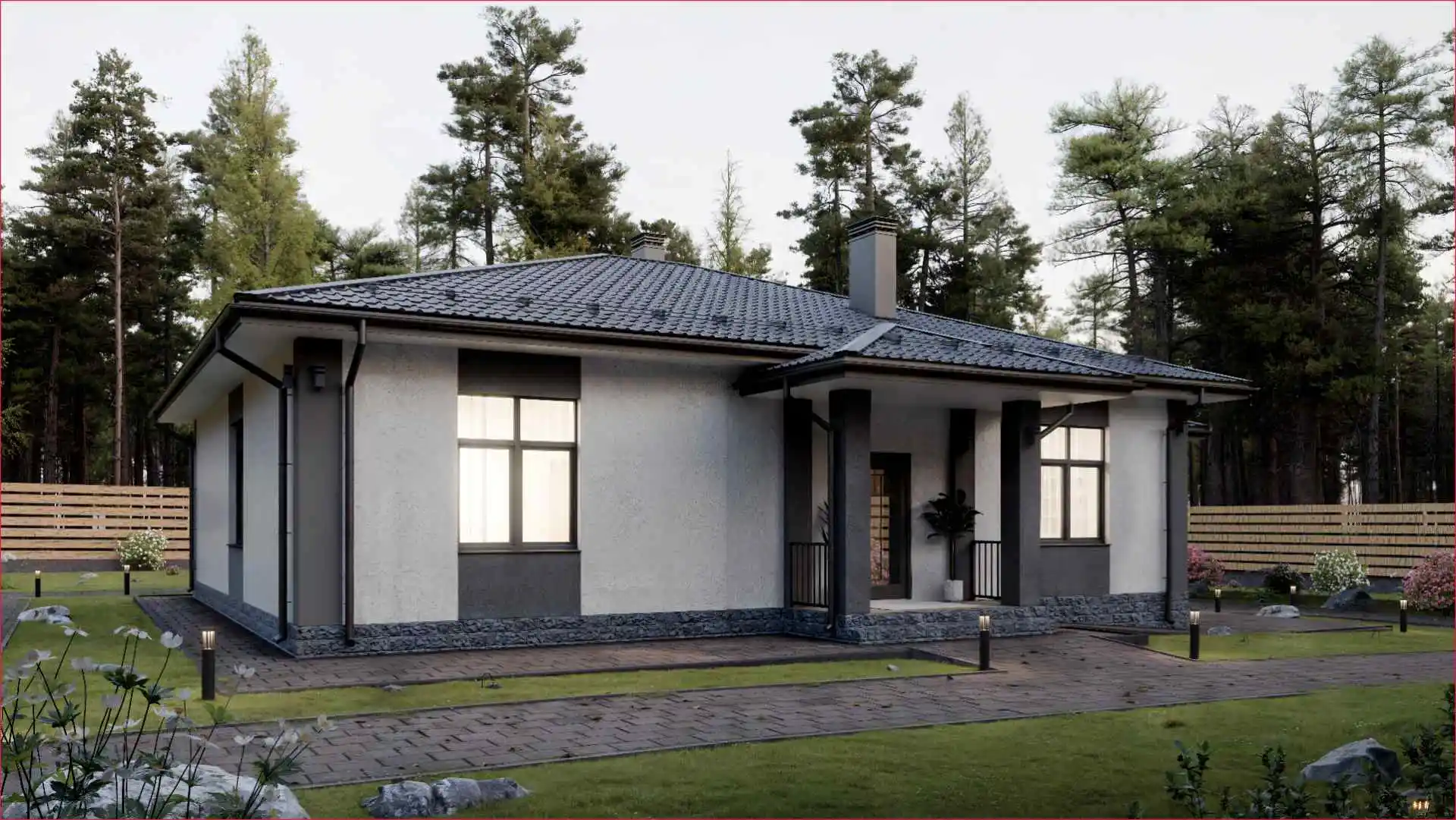 Дом по проекту «ЗС 231-24» - Золотое Сечение