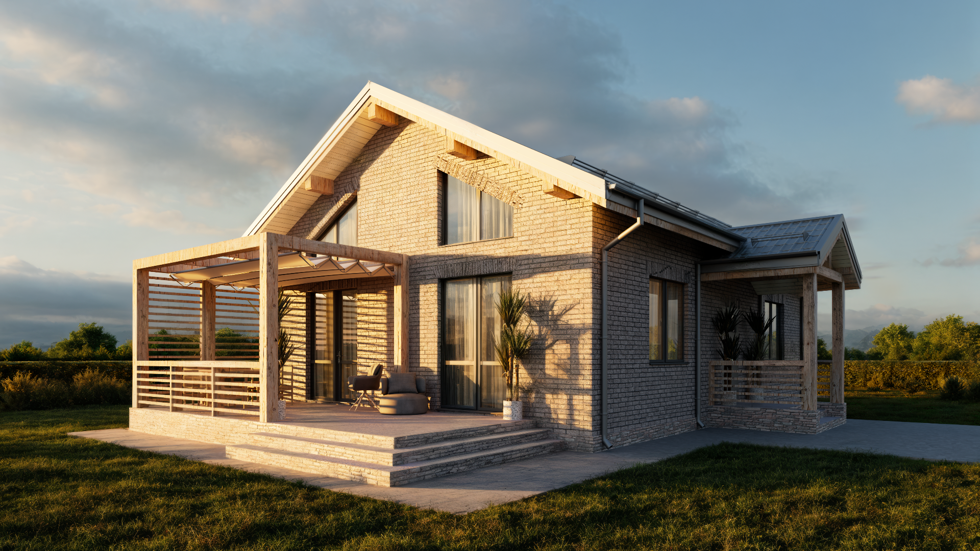 Дом по проекту «ЗС 224-24» - Золотое Сечение