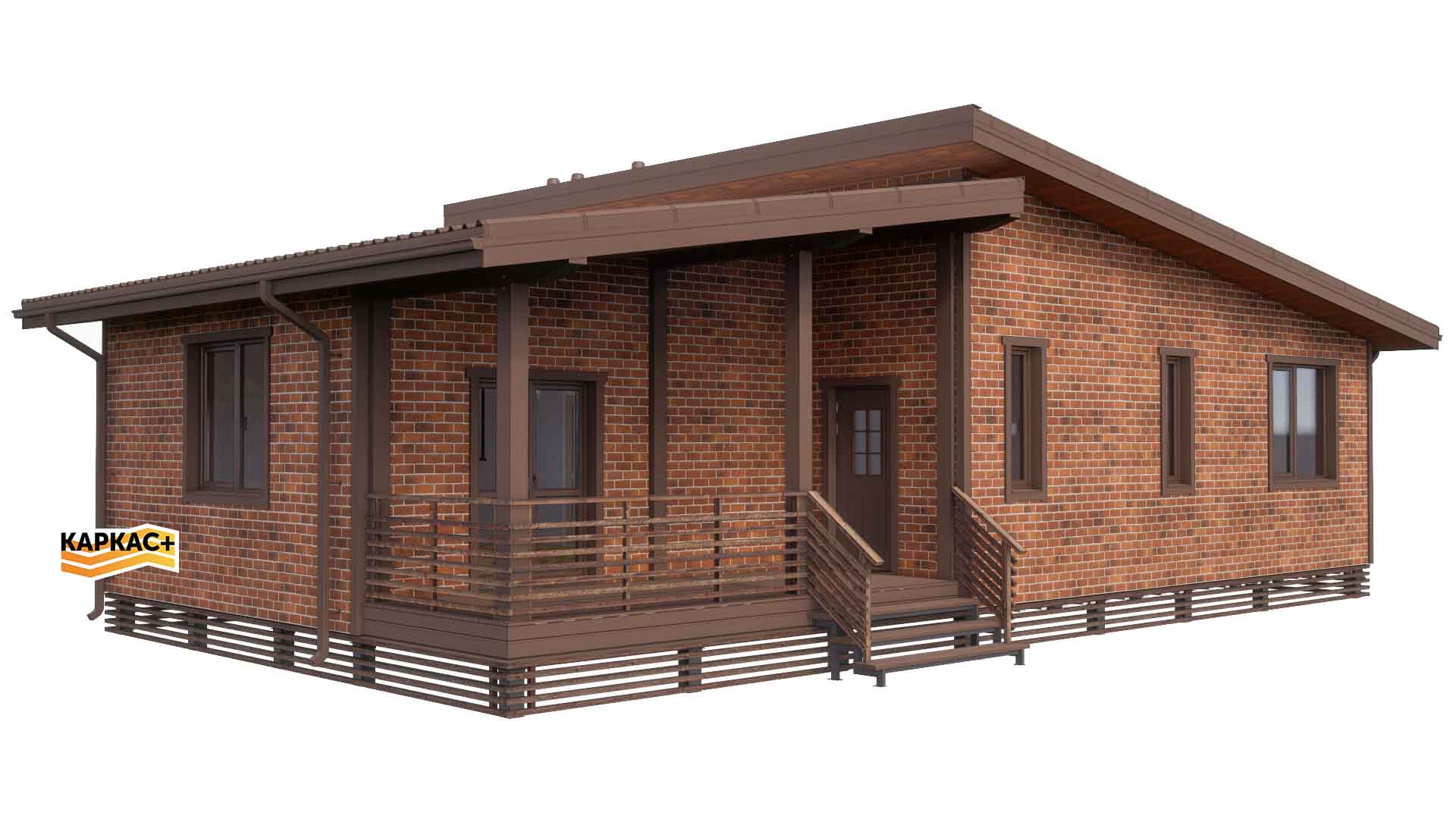 Проект каркасного дома КП-118