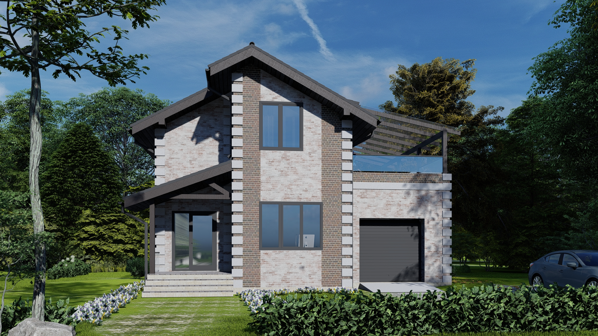 Дом по проекту «ЗС 422-22» - Золотое Сечение