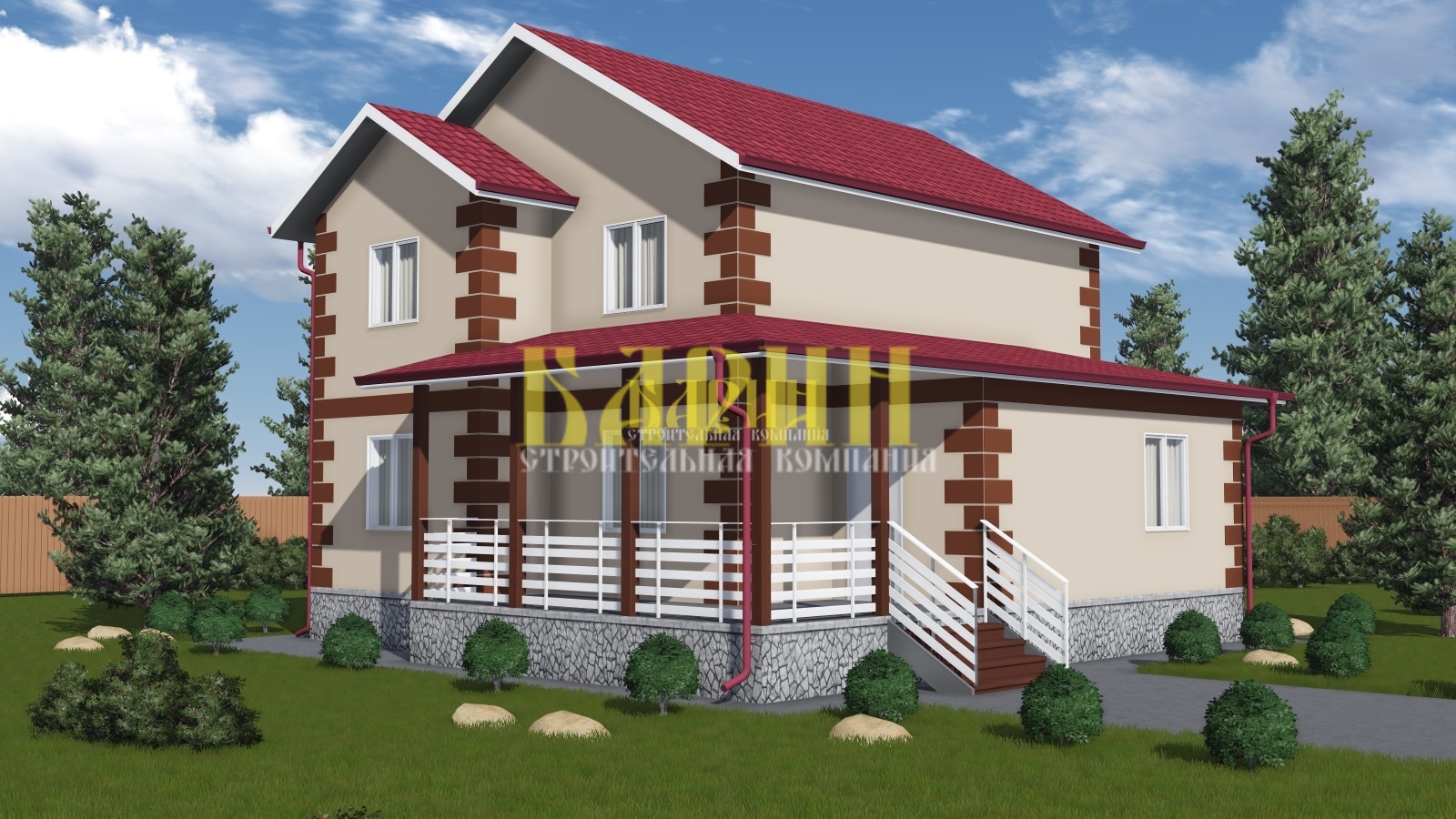 ПД - 186 - Строительство домов из Каркаса, СИП, Бруса под ключ