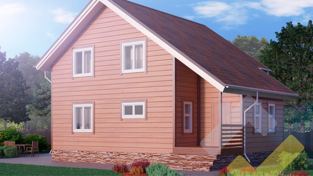 Строительство каркасного дома 10х9 "Канцлер" под ключ