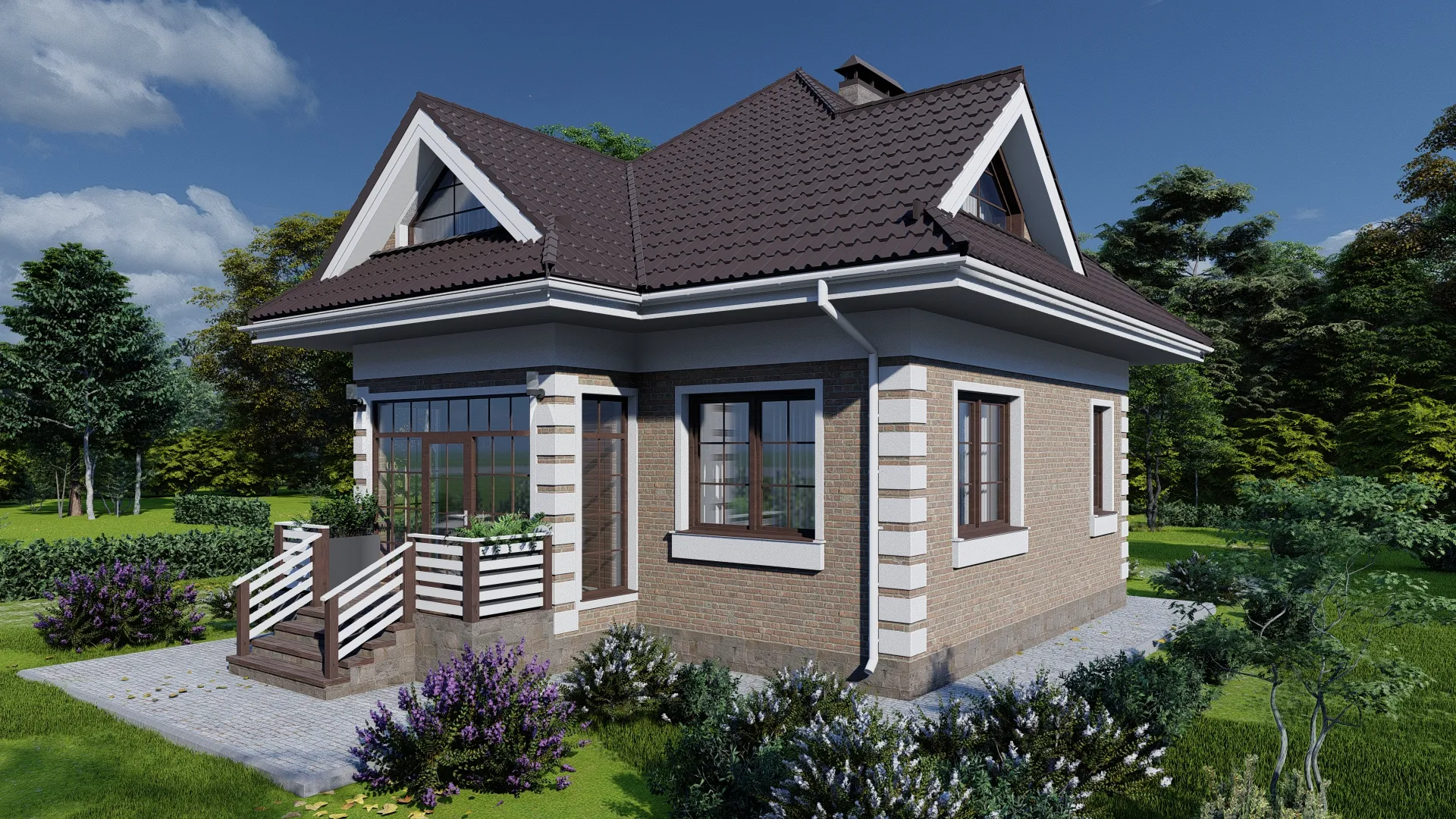 Дом по проекту «ЗС 41-16» - Золотое Сечение