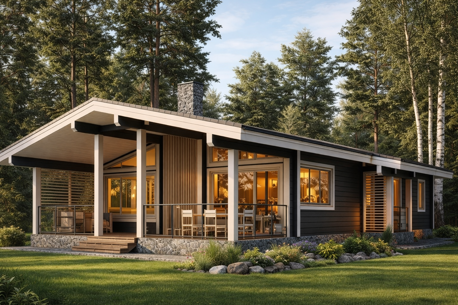 Дом из клееного бруса «Краснознаменск» | ЭкоТех