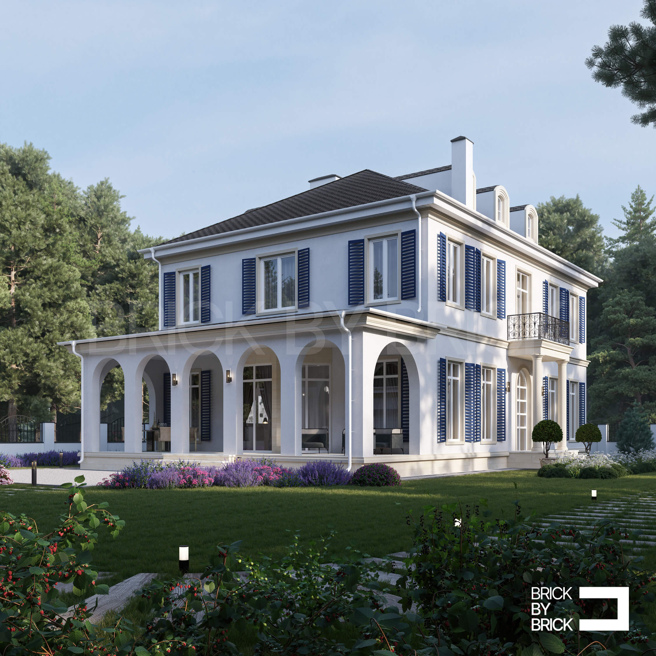 Дом Новосходненский из кирпича: заказать в Москве по низкой цене