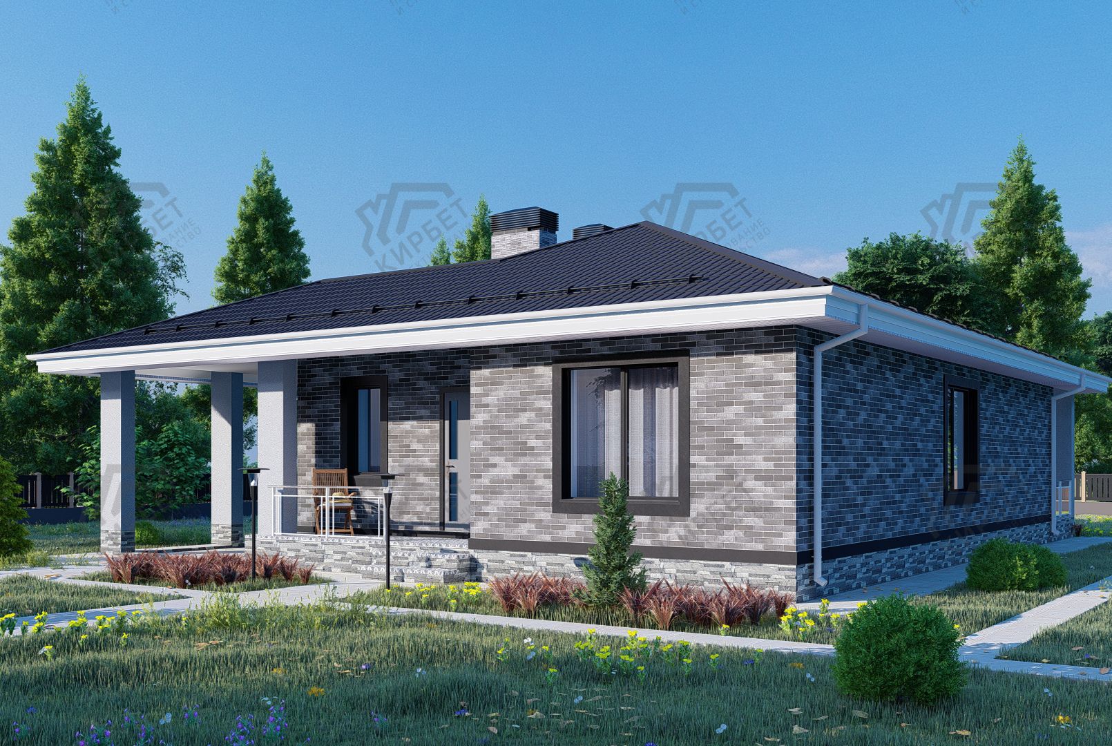 Проект дома из газоблоков 16х14 ГББ-150: цена 8260000 руб.