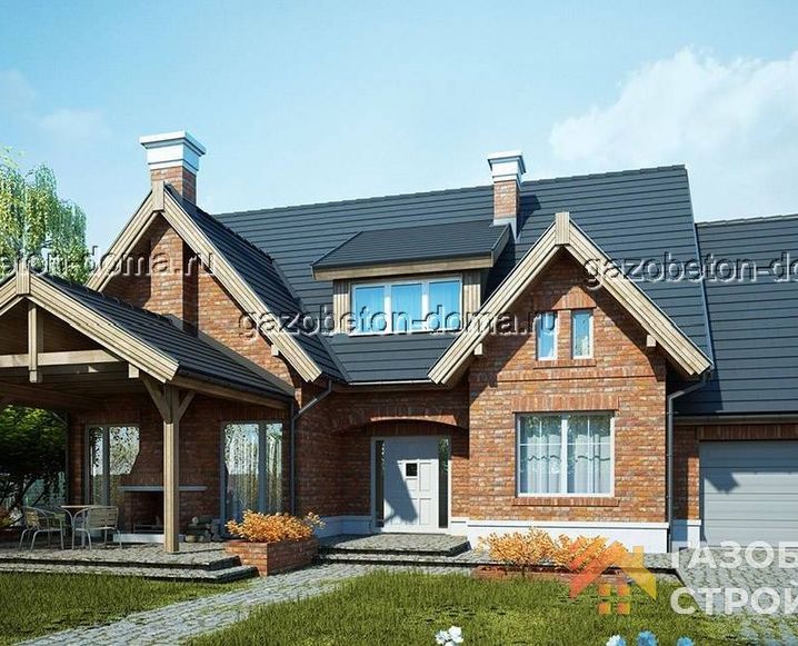 Дом из кирпича Проект КД-9