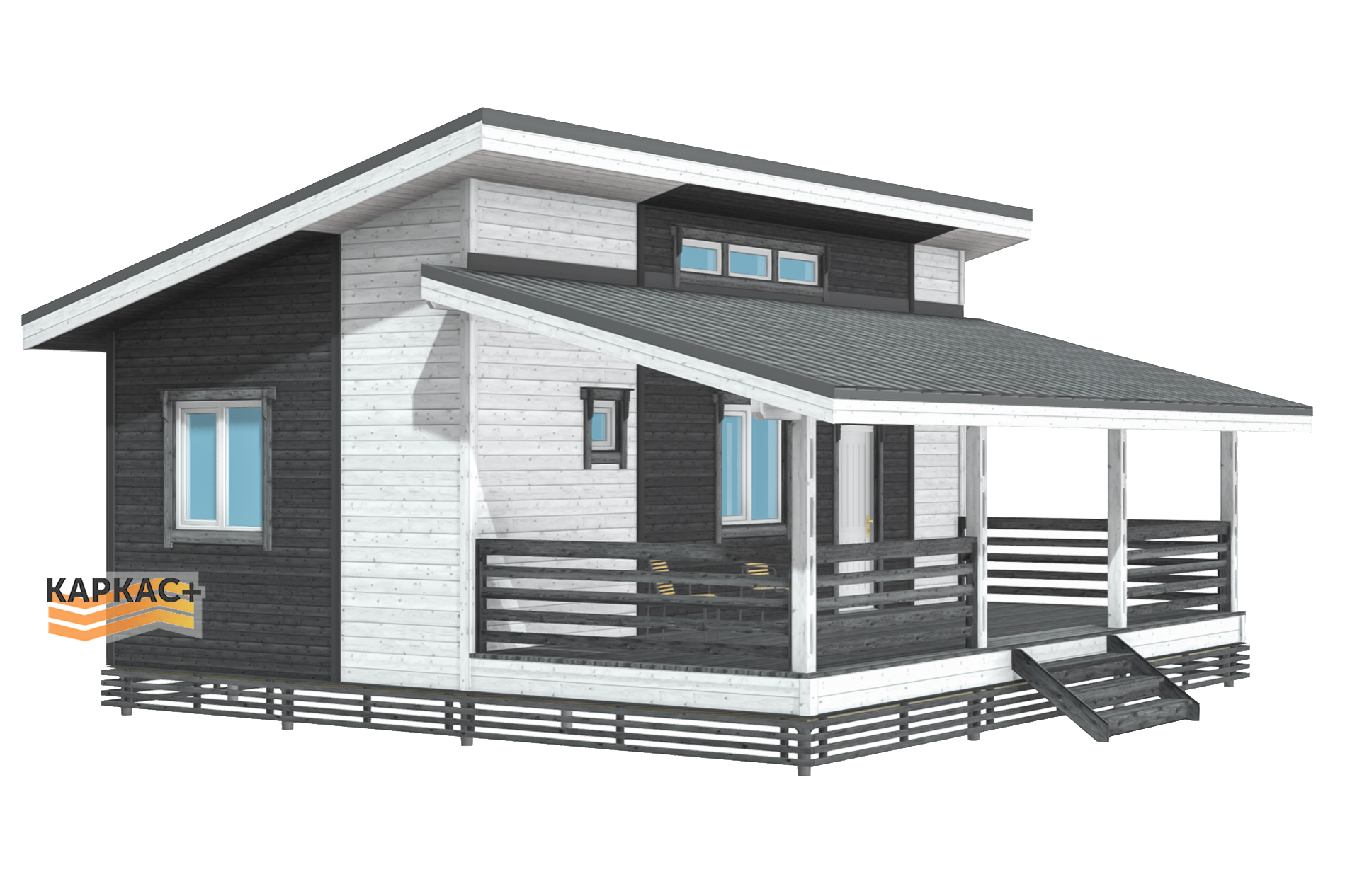 Проект каркасного дома КП-34