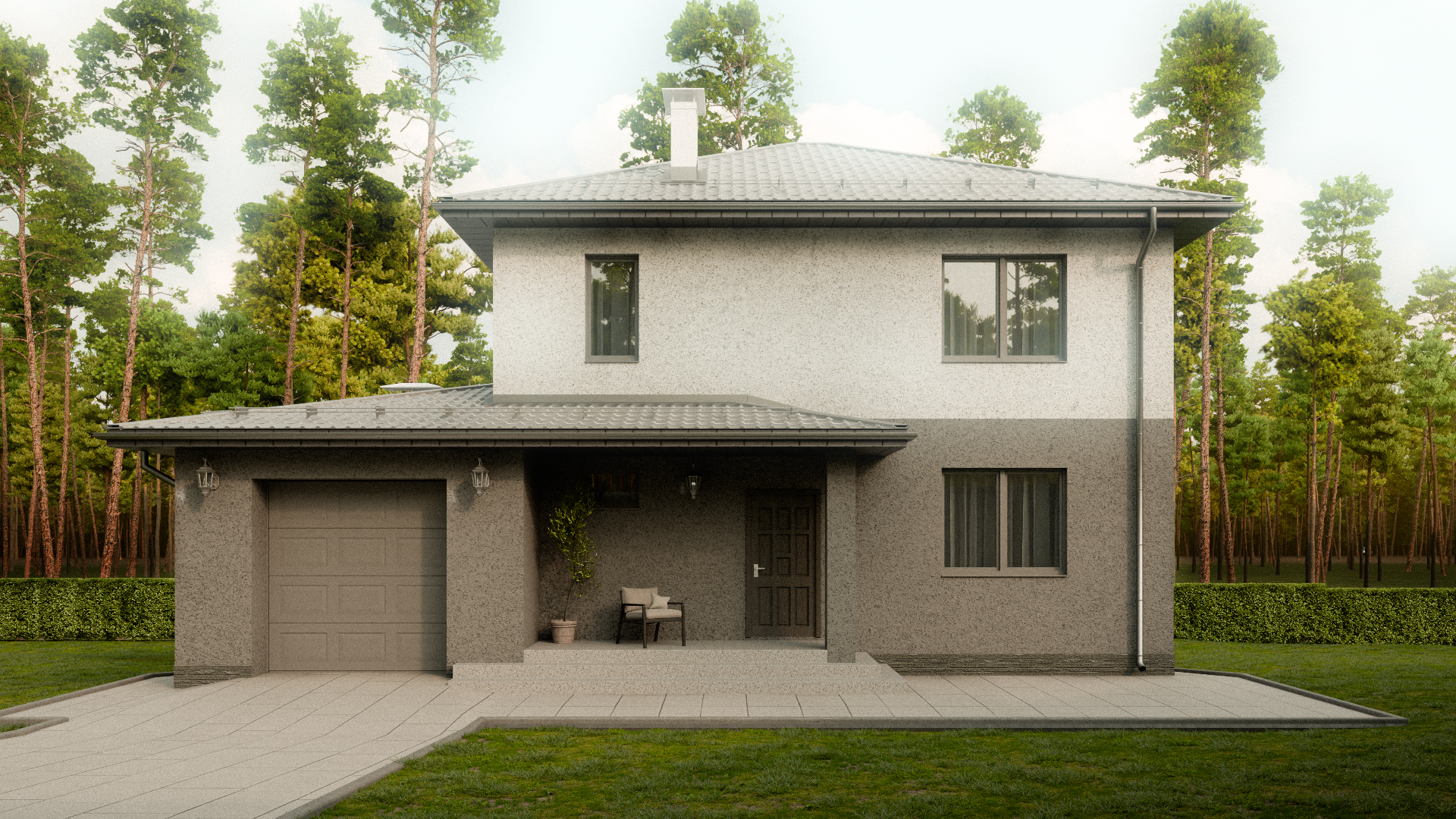 Дом по проекту «ЗС 764-20» - Золотое Сечение