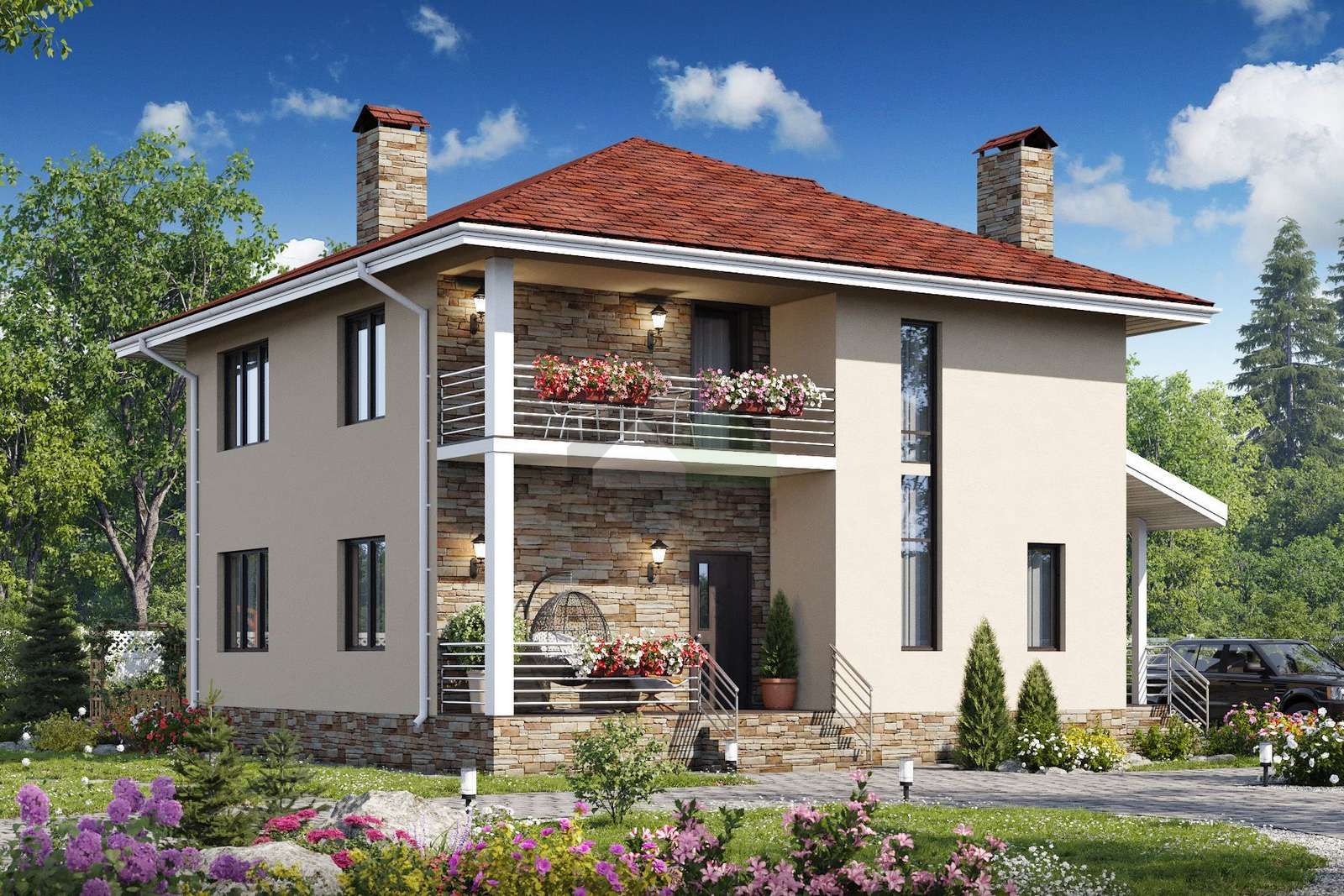 Кирпичный дом С-233 К «Сибирь»