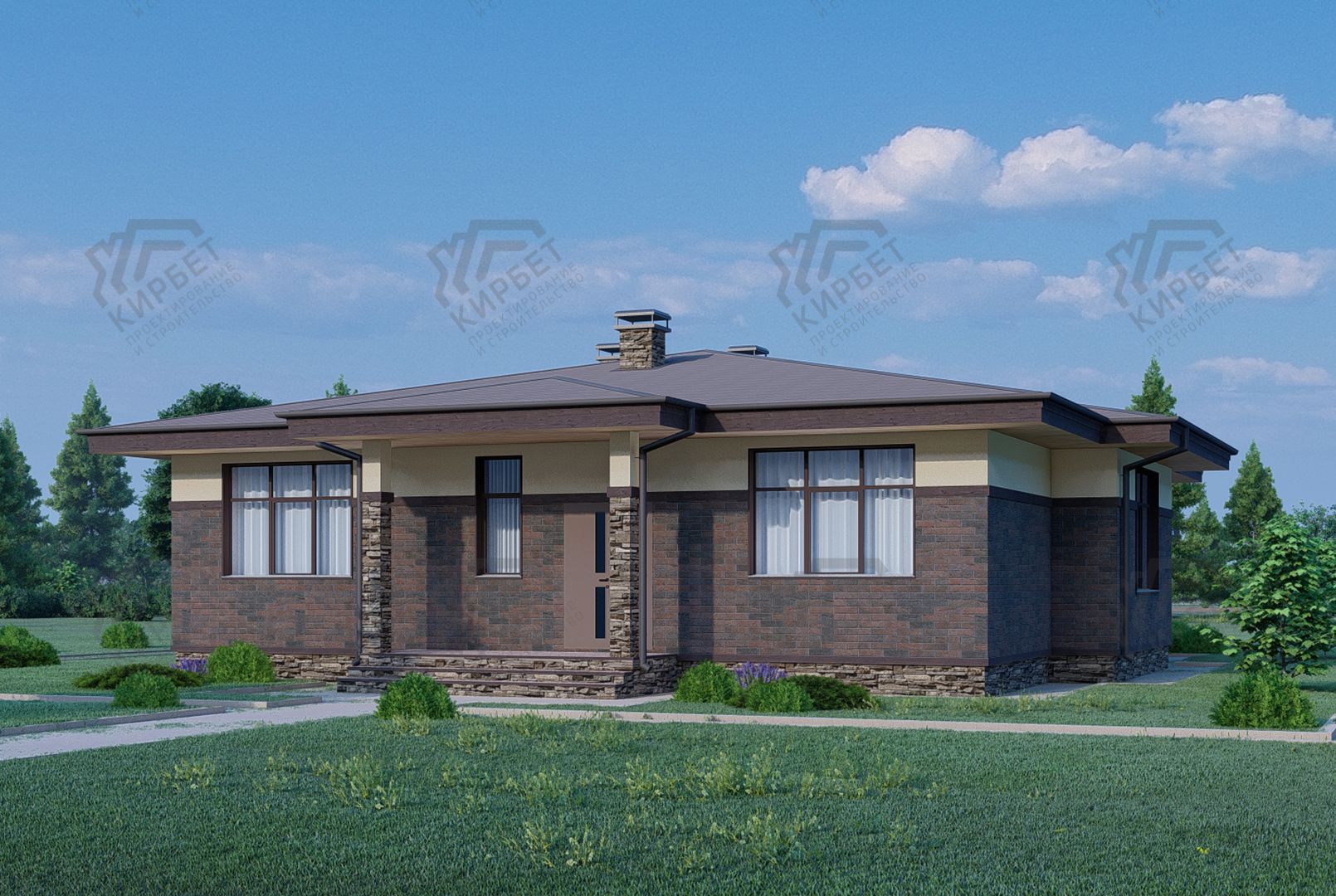 Проект дома из газоблоков 16х15 ГББ-174: цена 9610000 руб.