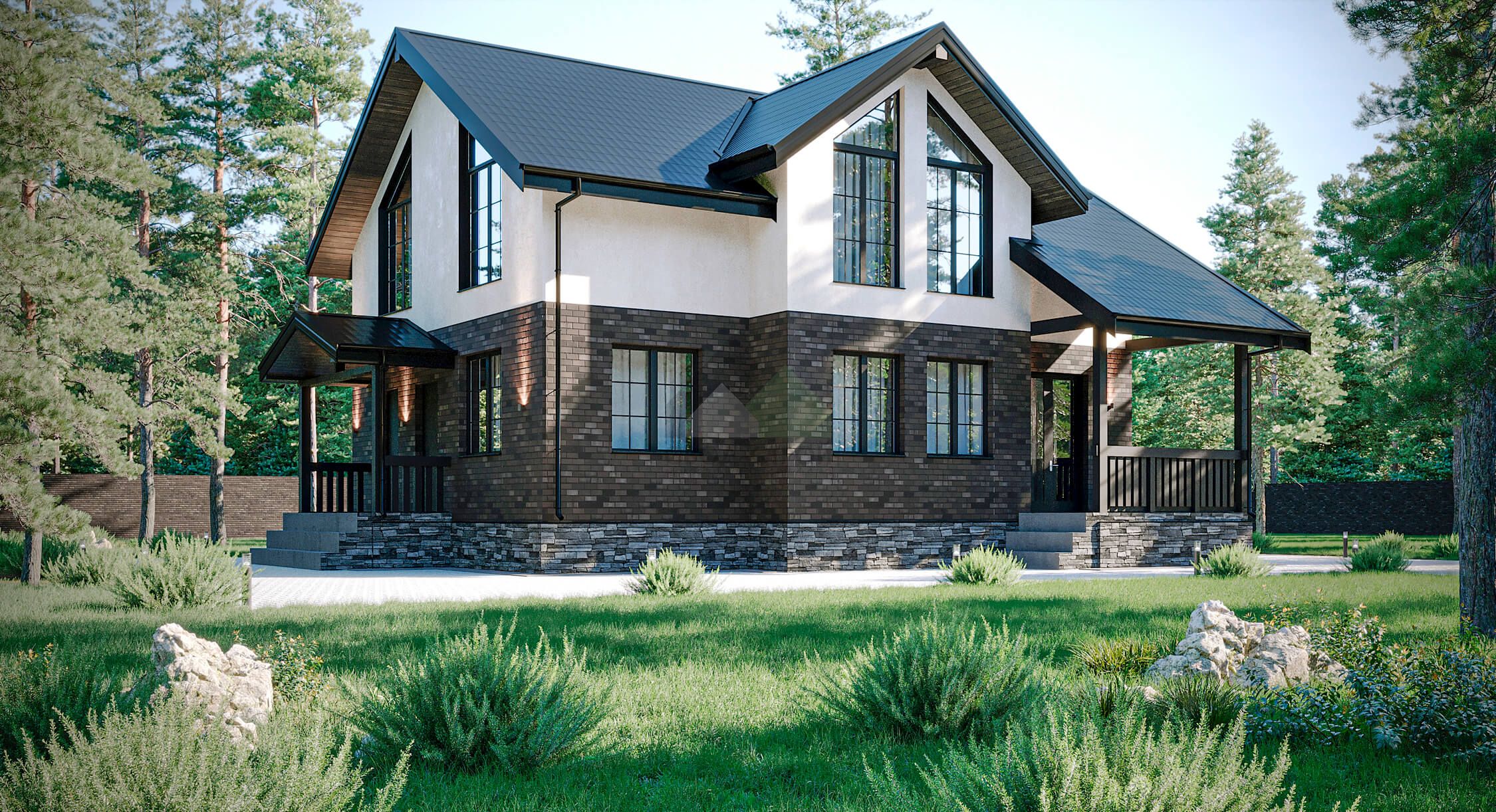 Каркасный дом С-206 КР «Киприда»