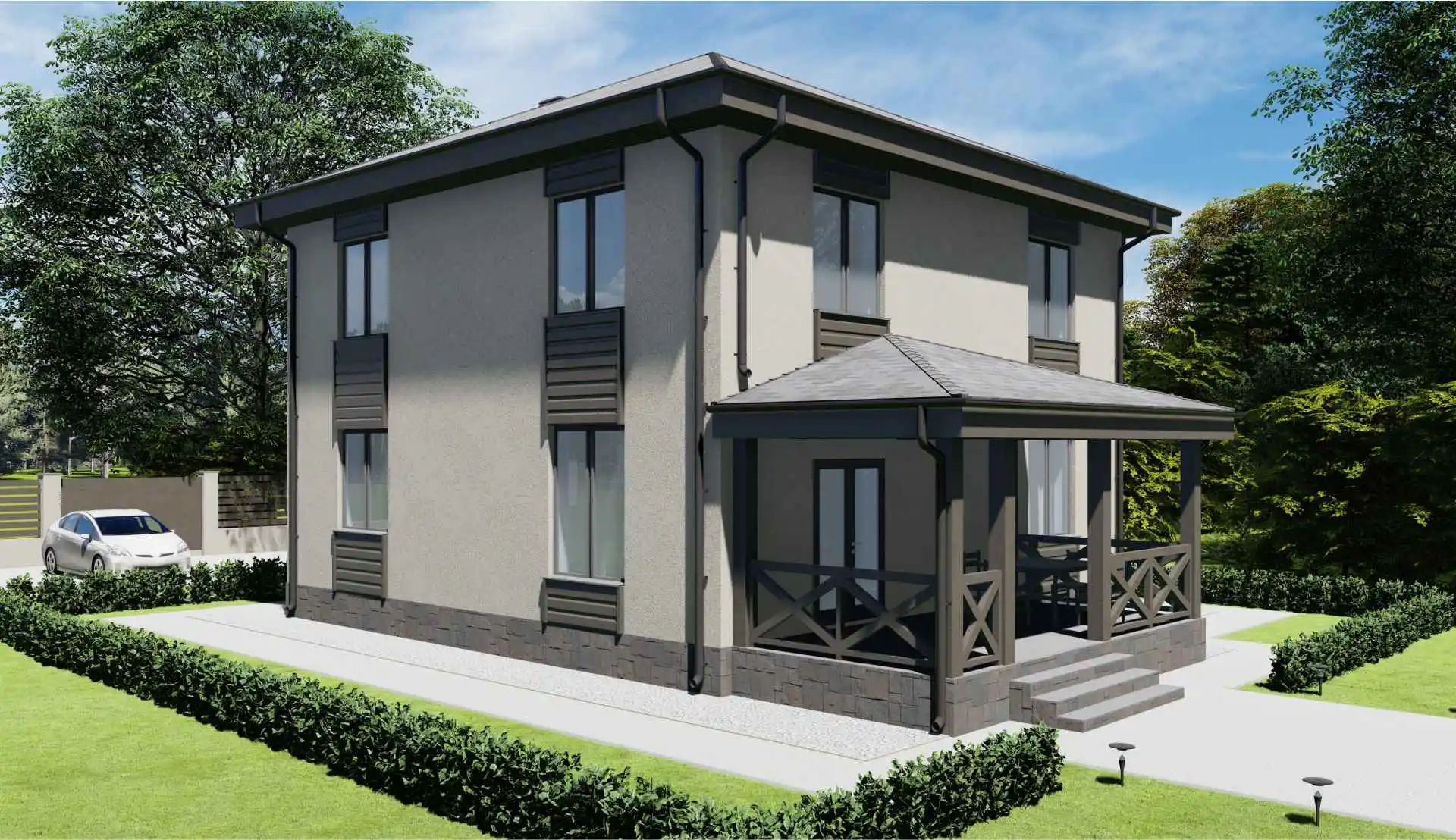 Дом по проекту «ЗС 741-20» - Золотое Сечение