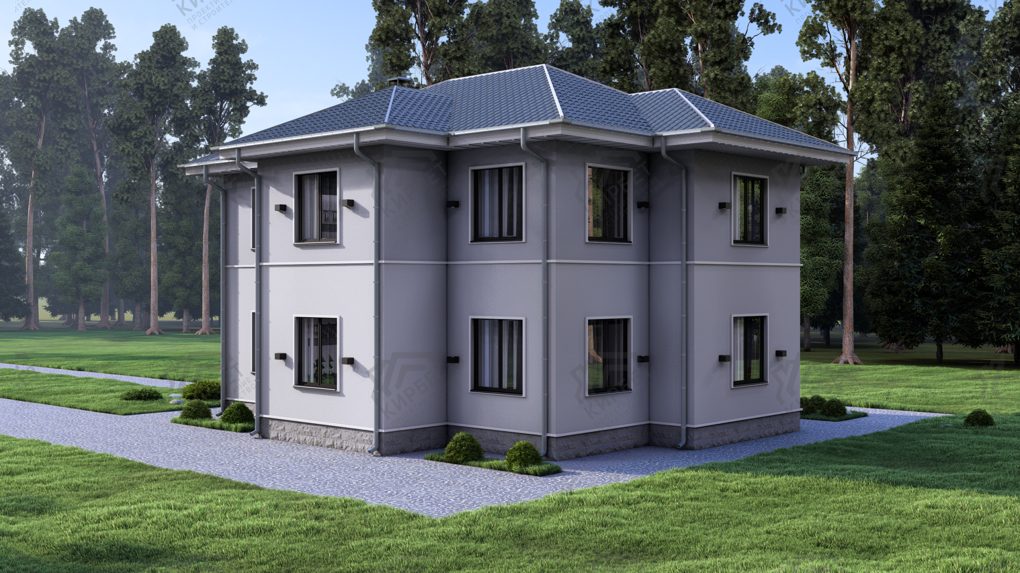 Проект дома из керамоблоков 12х13 ТКБ-176: цена 8449000 руб.